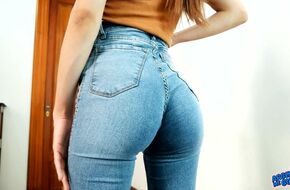 Big tits tight jeans
